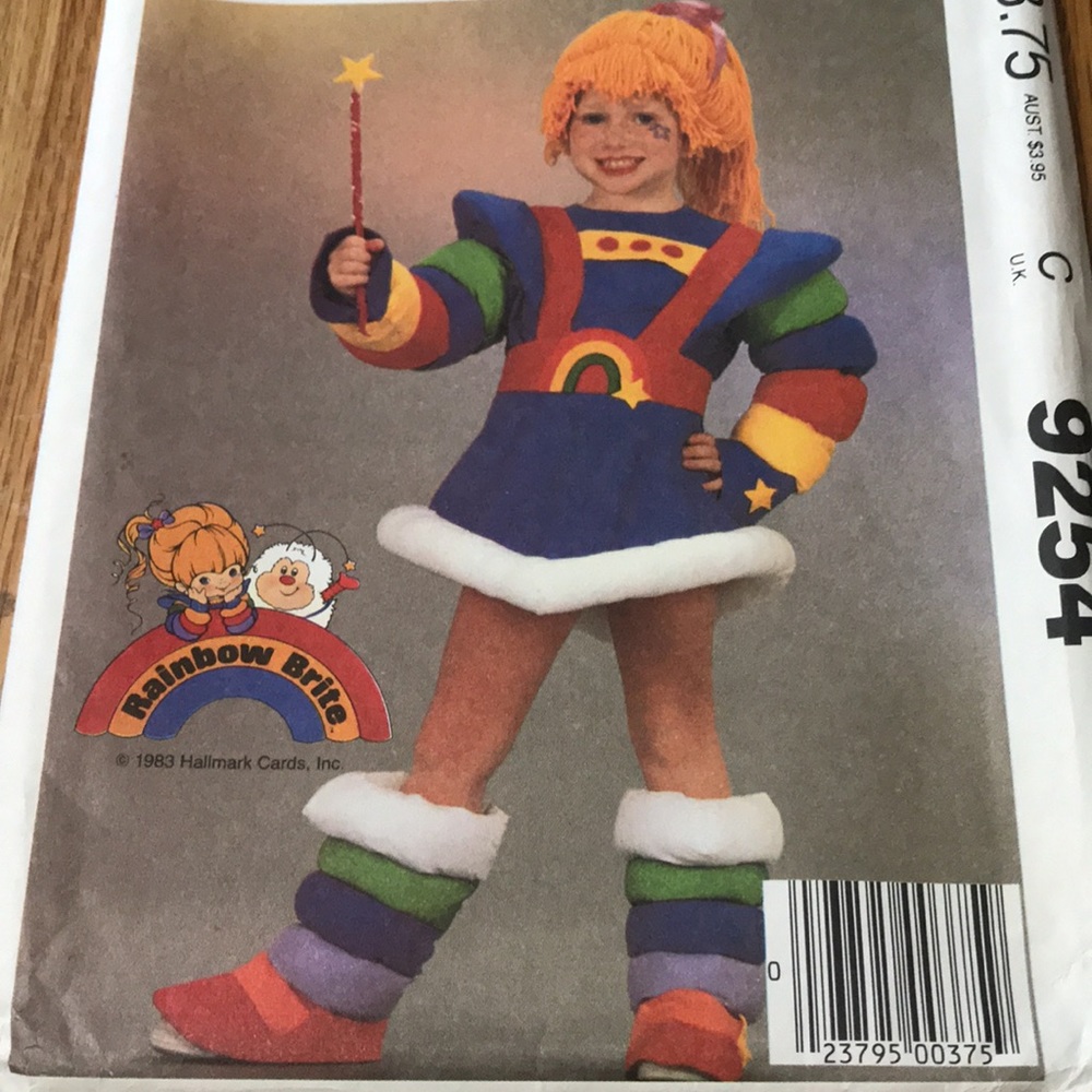 Rainbow Brite Costume Pattern - Picture 2 of 4